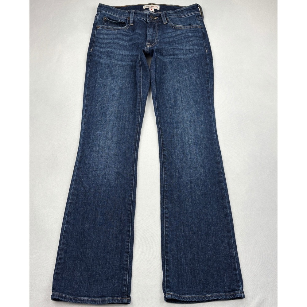 Lucky Brand Jeans Womens 4 27 Blue Dark Wash Mid Rise Bootcut Stretch Denim 4/27